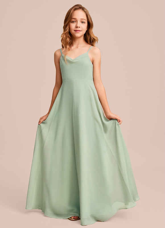 Robe Demoiselle D'Honneur Vert Pastel - gallery 2