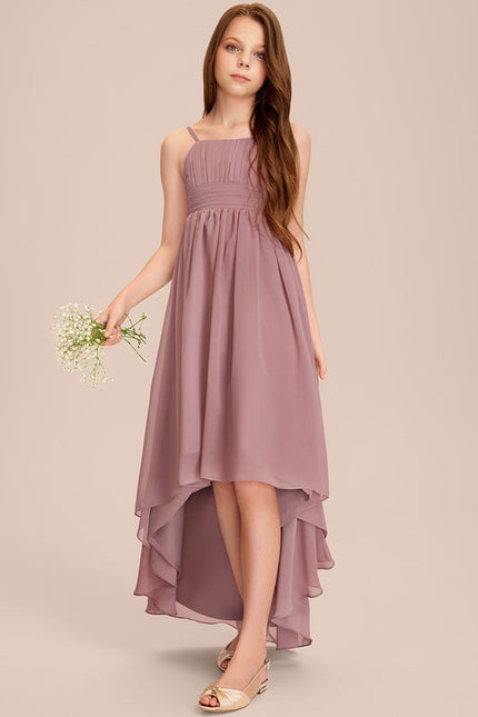 Robe Pastel Vert Mousseline Demoiselle D'Honneur - gallery 5