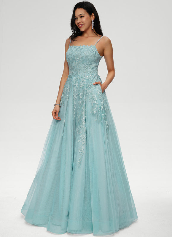 Robe Pastel Vert D'Eau Princesses Tulle - gallery 1