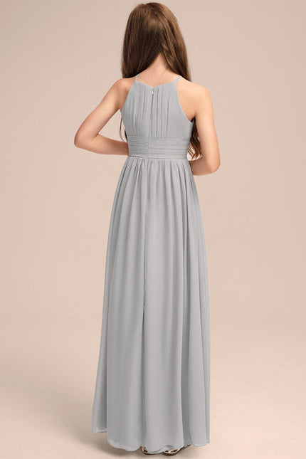 Robe Pastel Rose Demoiselle D'Honneur Trapèze - gallery 1
