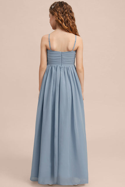 Robe Pastel Verte Col V Longueur Maxi - gallery 7