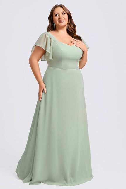 Robe Pastel Rose Demoiselle D'Honneur Élégante - gallery 9