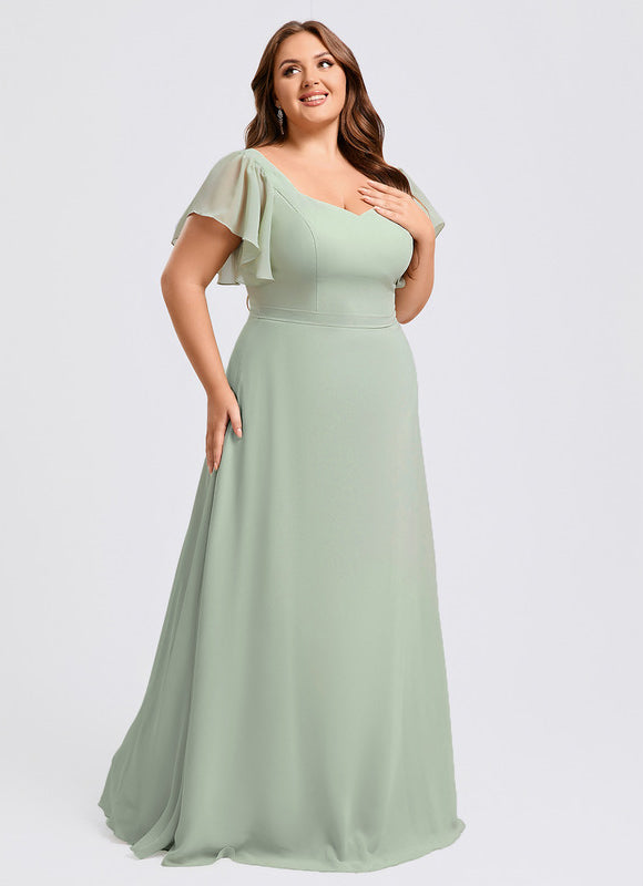 Robe Pastel Rose Demoiselle D'Honneur Élégante - gallery 9