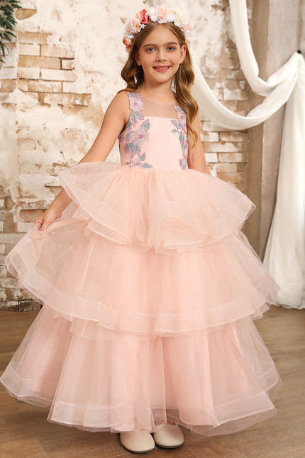 Robe Pastel Rose Princesse Tulle Mariage - gallery 9