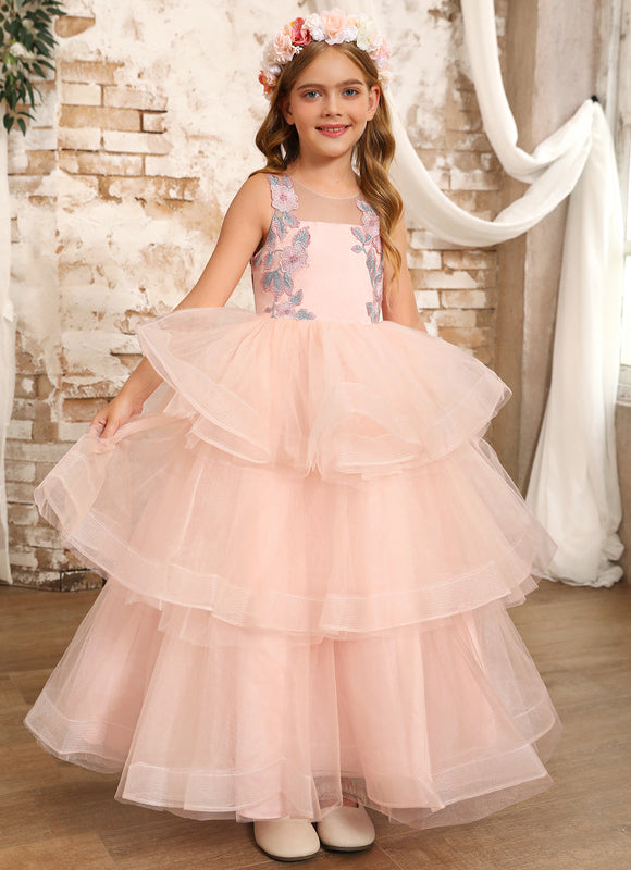 Robe Pastel Rose Princesse Tulle Mariage - gallery 9