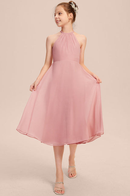 Robe Pastel Vert Menthe Trapèze Mousseline - gallery 5
