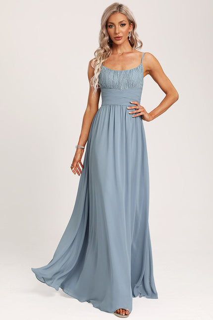 Robe Pastel Rose Demoiselle D'Honneur Élégante