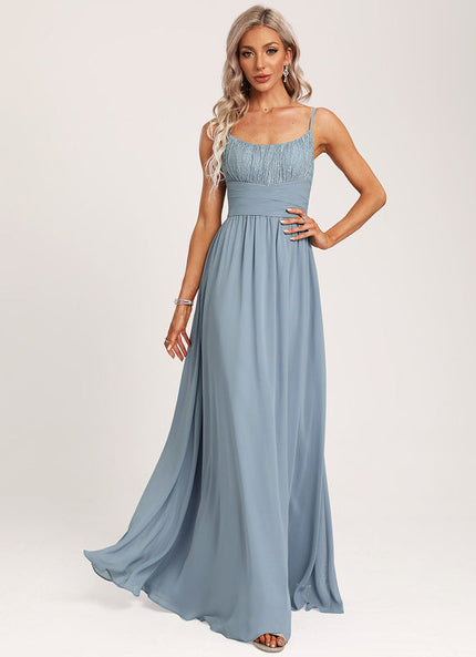 Robe Pastel Rose Demoiselle D'Honneur Élégante