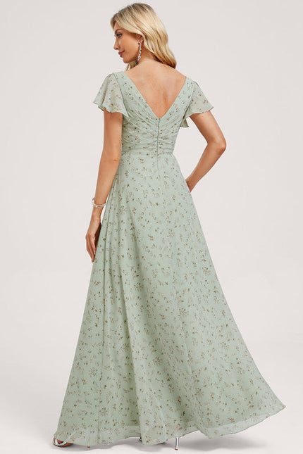 Robe Pastel Rose Demoiselle D'Honneur Élégante - gallery 4