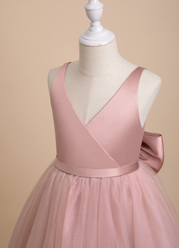 Robe Pastel Demoiselle D'Honneur Rose - gallery 5