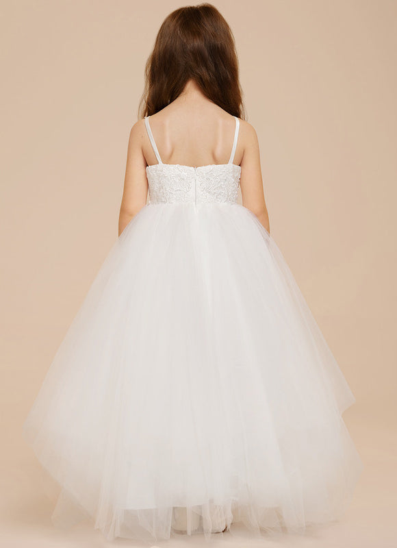 Robe Pastel Blanche Demoiselle D'Honneur Long. - gallery 6