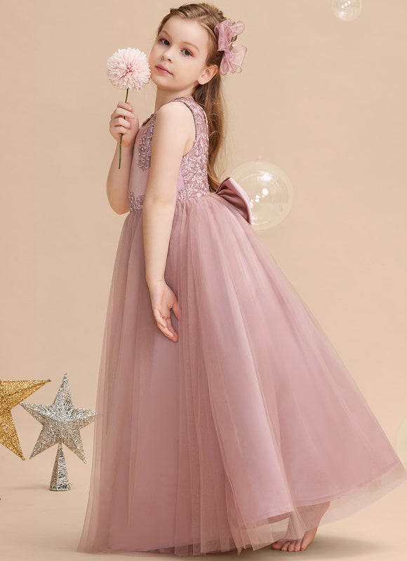 Robe Pastel Rose Demoiselle D'Honneur Élégante - gallery 2