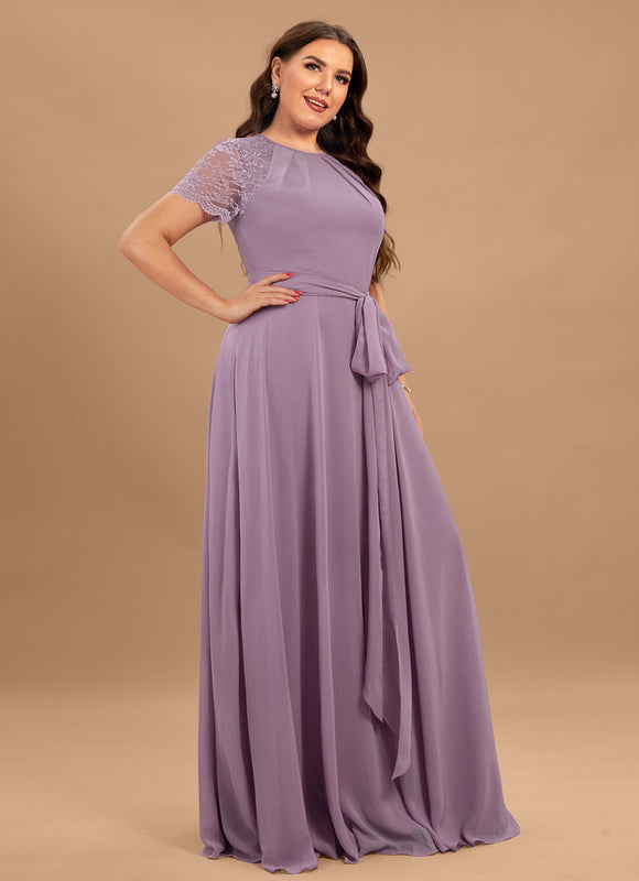 Robe Pastel Rose Demoiselle D'Honneur Élégante - gallery 8