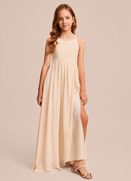 Robe Pastel Verte Col V Longueur Maxi