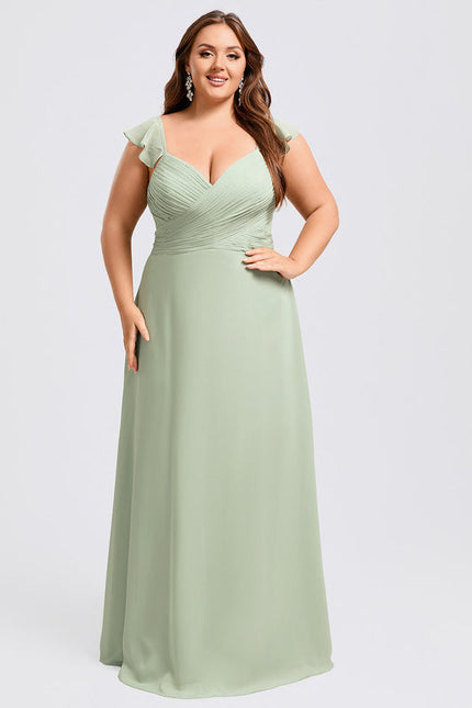 Robe Pastel Rose Demoiselle D'Honneur Élégante - gallery 7