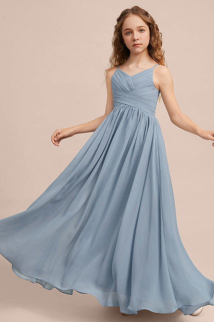 Robe Pastel Verte Col V Longueur Maxi - gallery 6