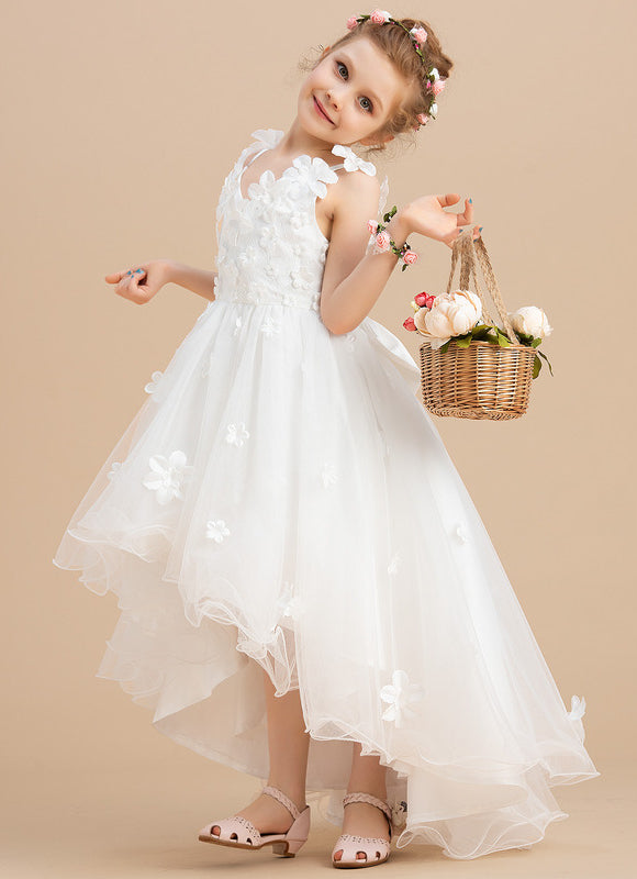 Robe Pastel Demoiselle D'Honneur Blanche  - gallery 3