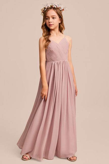 Robe Pastel Verte Col V Longueur Maxi