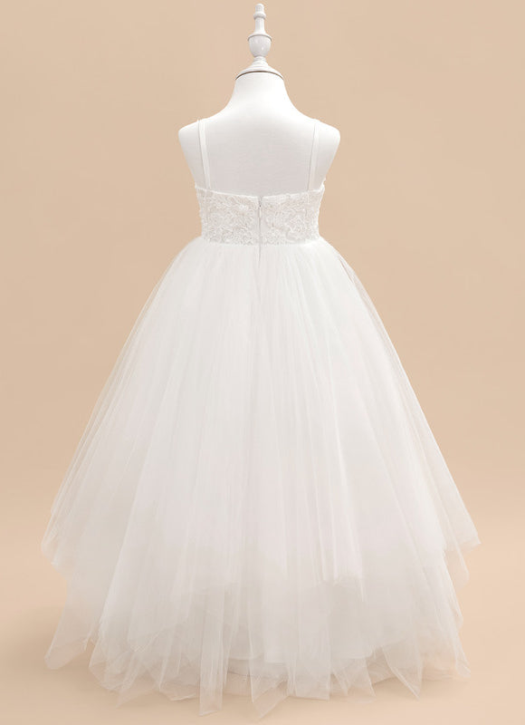 Robe Pastel Blanche Demoiselle D'Honneur Long. - gallery 5