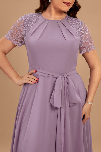 Robe Pastel Rose Demoiselle D'Honneur Élégante - gallery 9