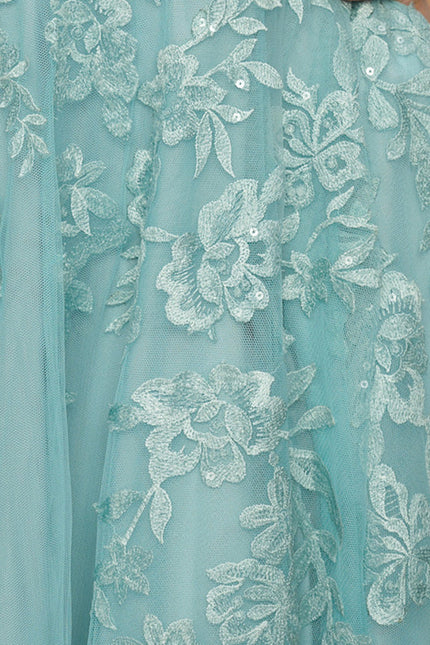 Robe Pastel Vert D'Eau Princesses Tulle - gallery 6