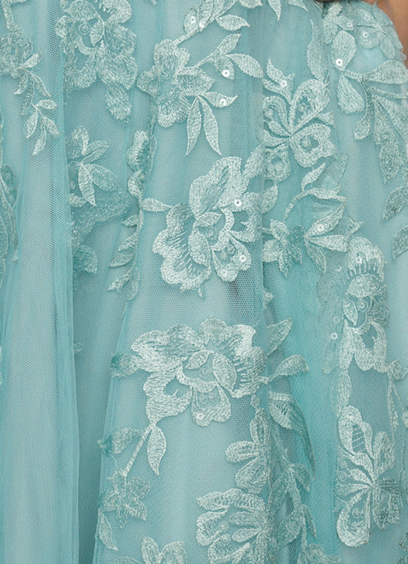 Robe Pastel Vert D'Eau Princesses Tulle - gallery 6