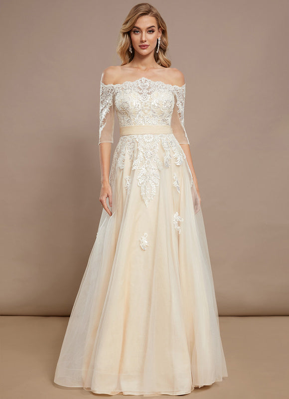 Robe Dentelle Couleur Pastel - gallery 2