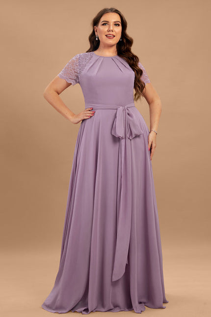 Robe Pastel Rose Demoiselle D'Honneur Élégante - gallery 7