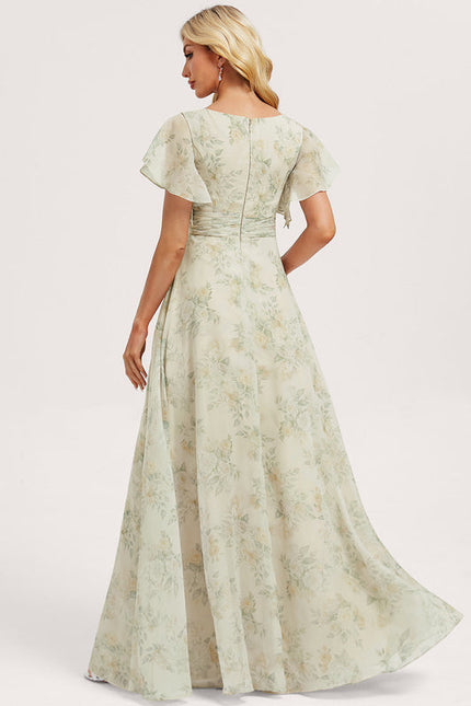 Robe Pastel Rose Demoiselle D'Honneur Élégante - gallery 4
