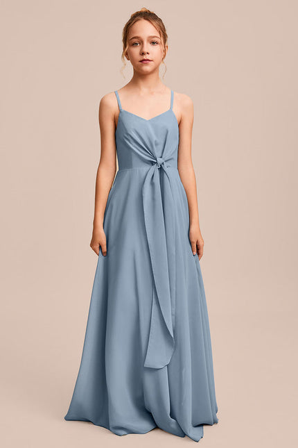 Robe Pastel Verte Col V Longueur Maxi - gallery 2