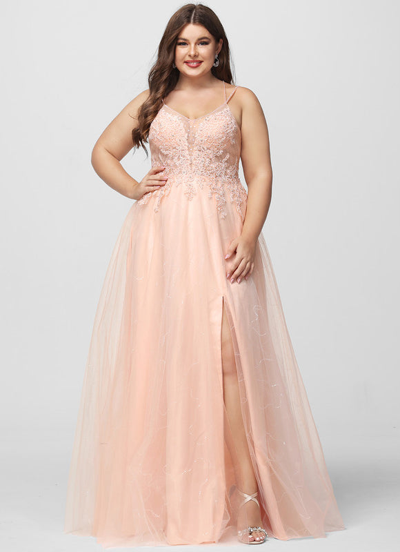 Robe Pastel Rose Dentelle Soirée Élégante - gallery 9