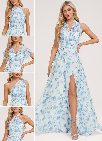 Robe Pastel Rose Trapèze Décolleté Col V