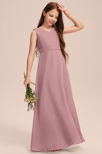 Robe Pastel Verte Col V Longueur Maxi - gallery 2