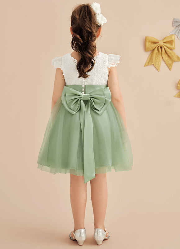 Robe Pastel Rose Fille Mariage Élégante - gallery 8