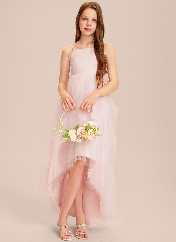 Robe Pastel Dégradé Rose Pour Demoiselle D'Honneur - gallery 1