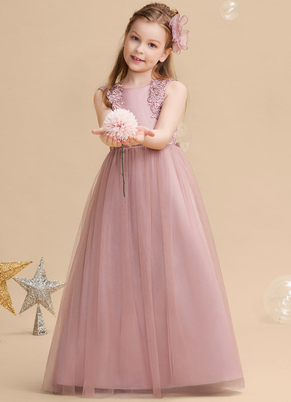 Robe Pastel Rose Demoiselle D'Honneur Élégante - gallery 1