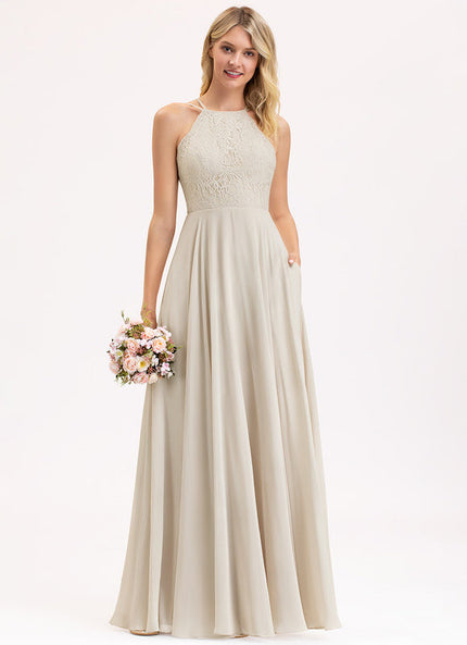 Robe Pastel Rose Demoiselle D'Honneur Élégante