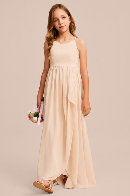 Robe Pastel Verte Col V Longueur Maxi - gallery 3