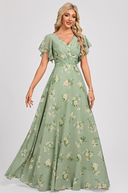 Robe Pastel Rose Demoiselle D'Honneur Élégante
