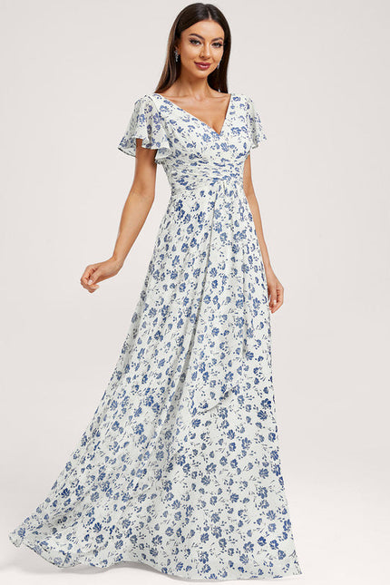 Robe Pastel Rose Demoiselle D'Honneur Élégante - gallery 2
