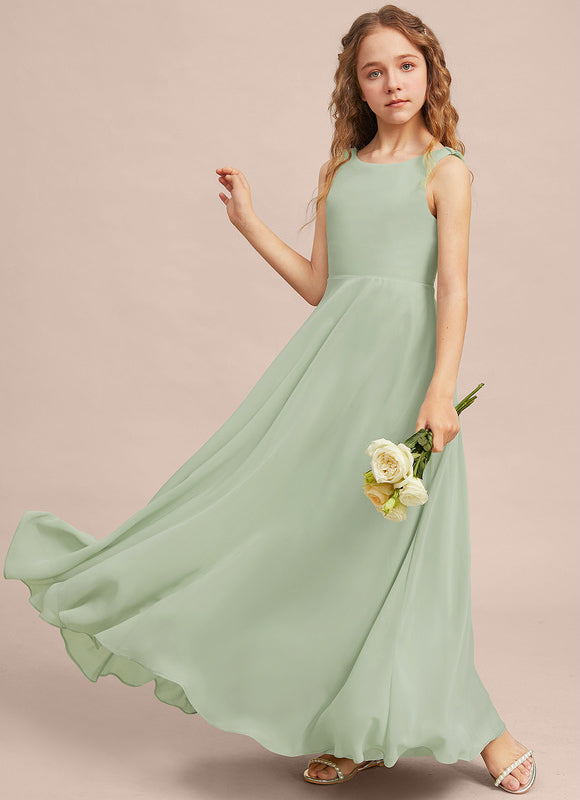Robe Pastel Demoiselle D'Honneur Bleu Clair - gallery 1
