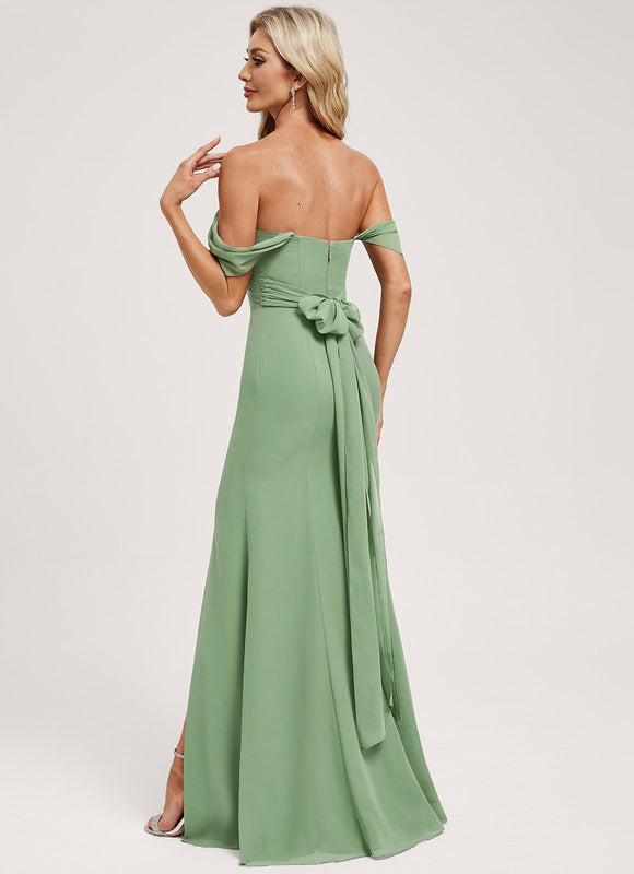 Robe Demoiselle D'Honneur Vert Pastel - gallery 9