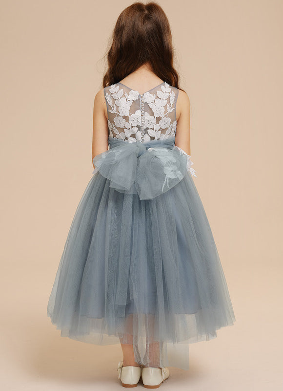 Robe Pastel Demoiselle D'Honneur Bleu Canard - gallery 5