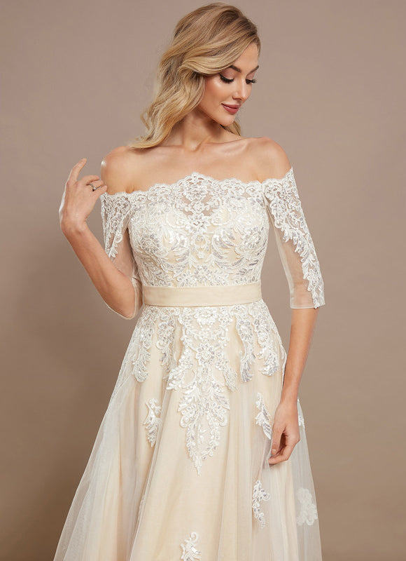 Robe Dentelle Couleur Pastel - gallery 3