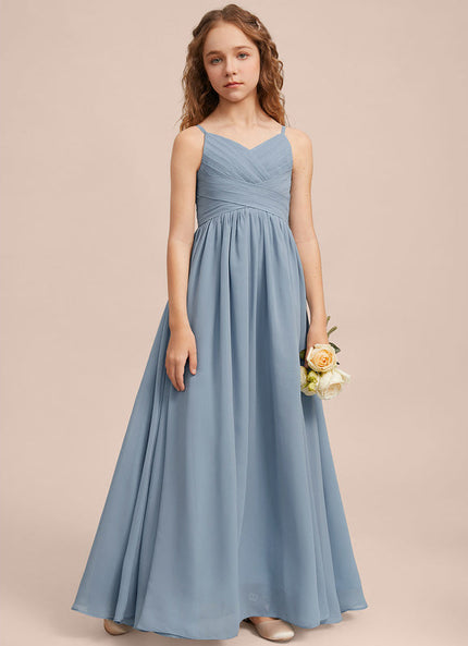 Robe Pastel Verte Col V Longueur Maxi