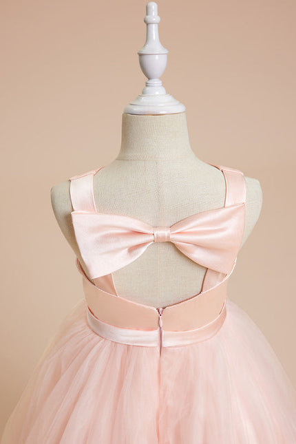Robe Pastel Rose Décontractée Pour Fille - gallery 1