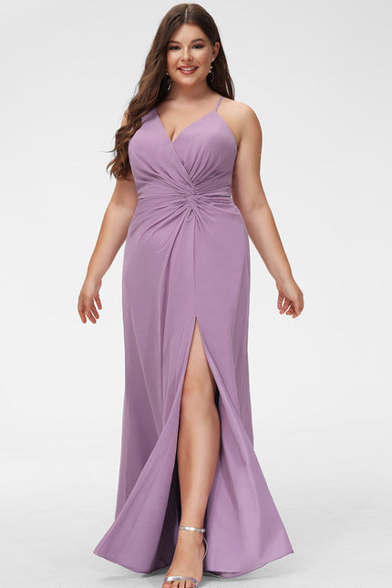 Robe Pastel Rose Demoiselle D'Honneur Élégante - gallery 9
