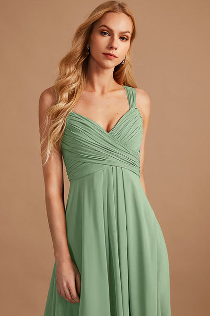 Robe Pastel Rose Demoiselle D'Honneur Élégante - gallery 6