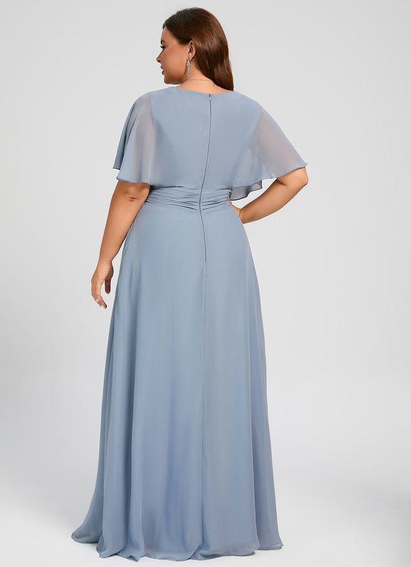 Robe Pastel Rose Demoiselle D'Honneur Élégante - gallery 9