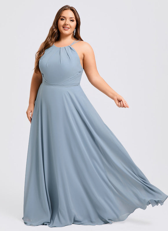 Robe Pastel Floral Lilas Longueur Maxi - gallery 6